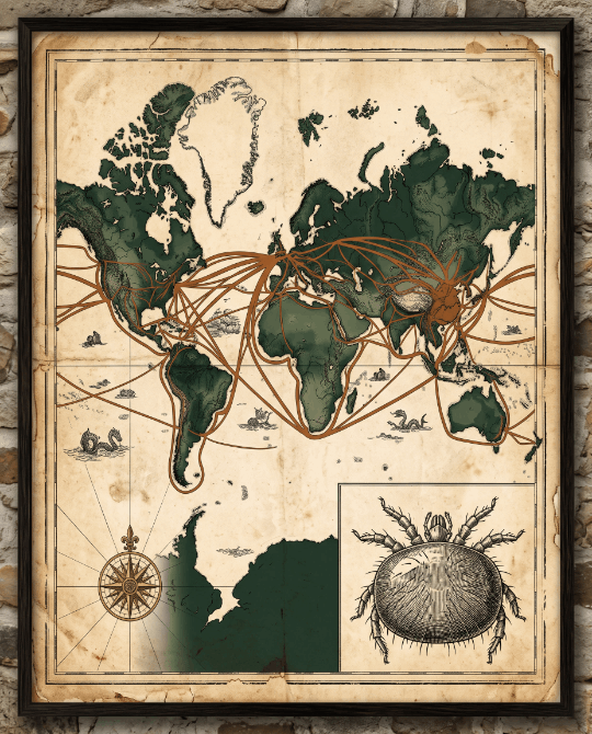 Illustration · La propagation mondiale