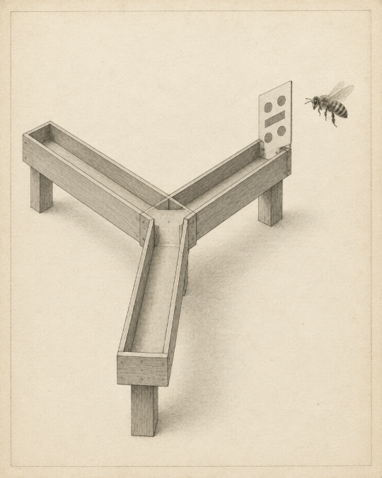 Illustration · L'abeille et les visages