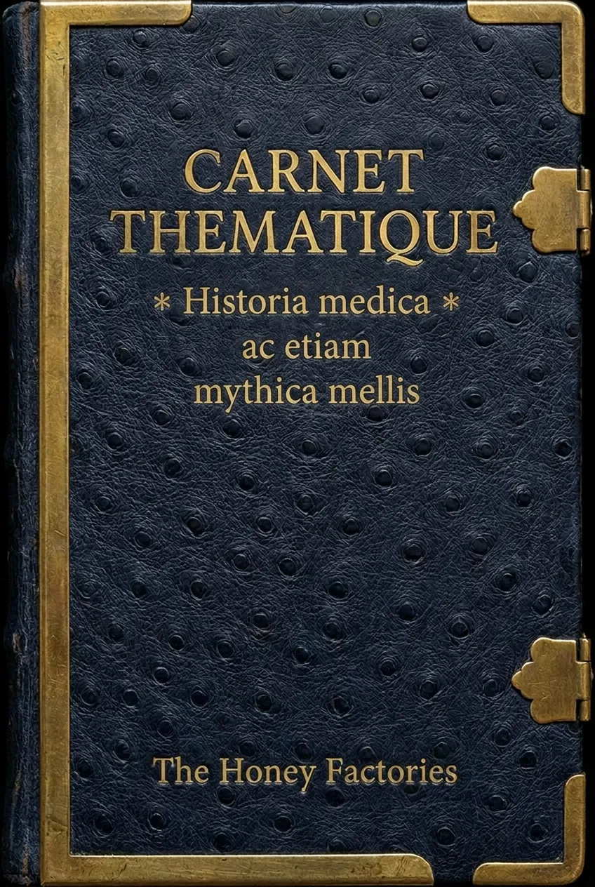 Couverture du Carnet Historia medica ac etiam mythica mellis