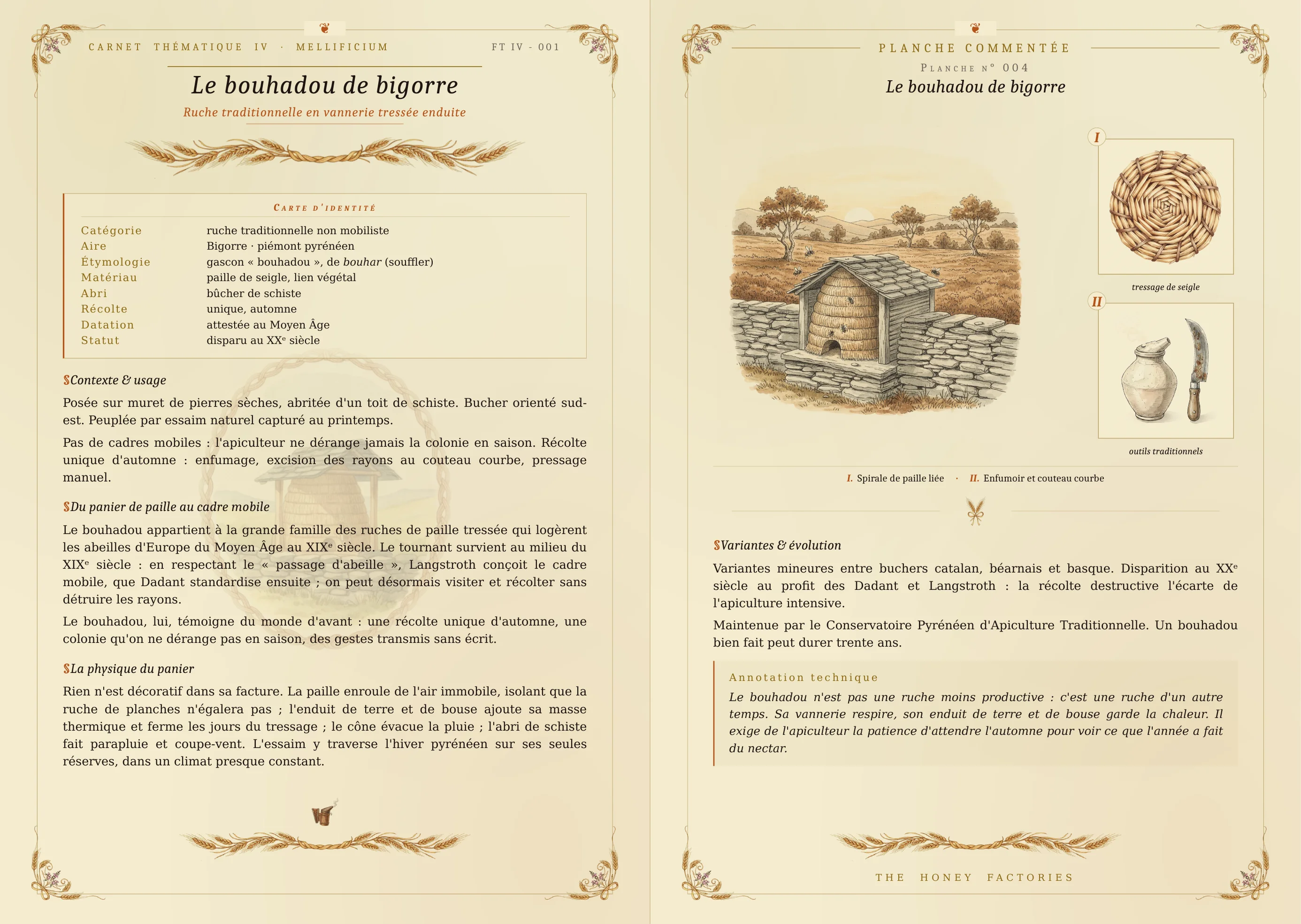 Planche (moitie gauche) Le Bouhadou de Bigorre